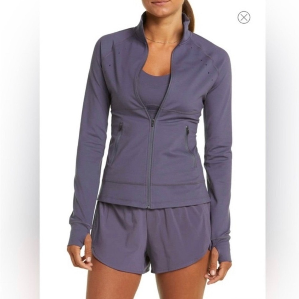 Zella Performance Jacket NWT Grey Stone Medium